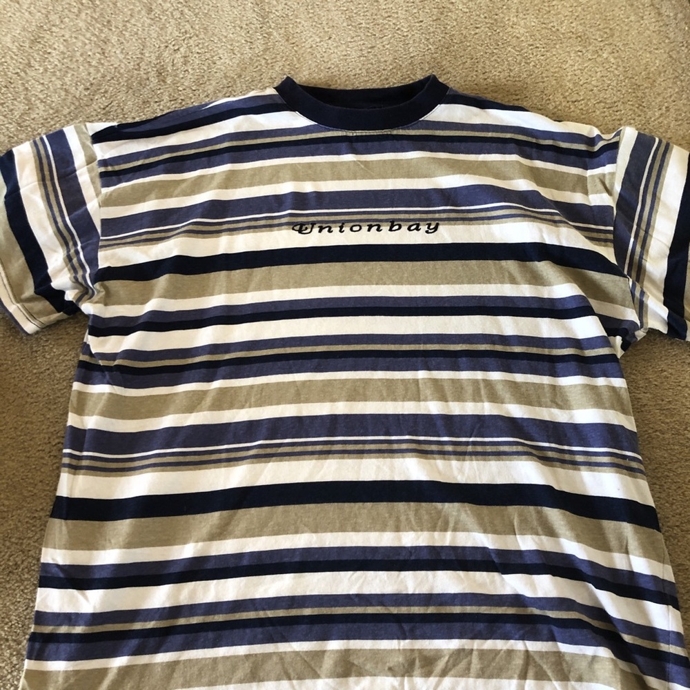 Union bay mens striped t shirt